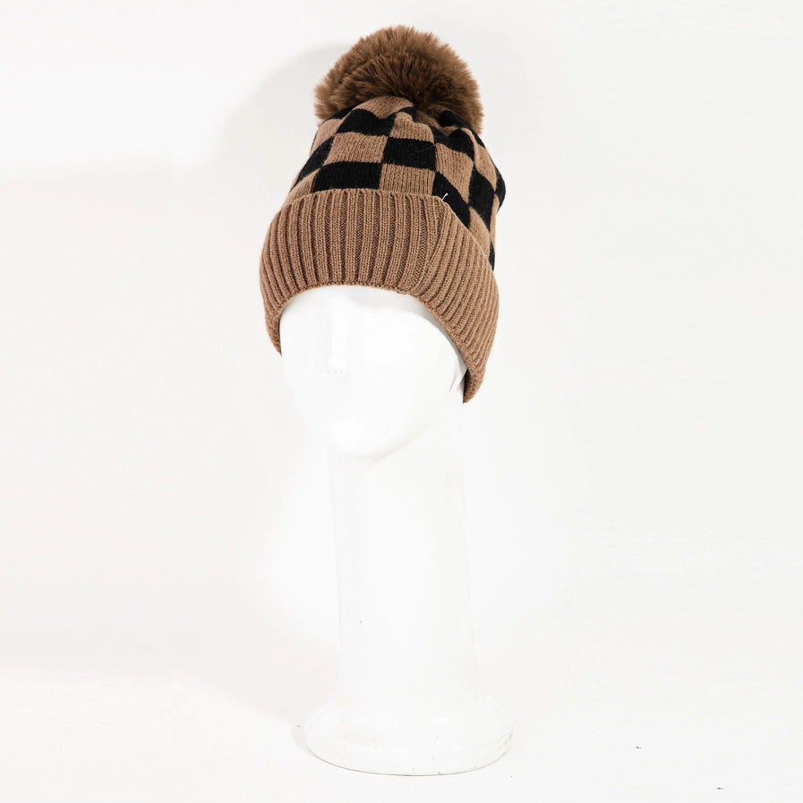 CHECKERED BEANIES