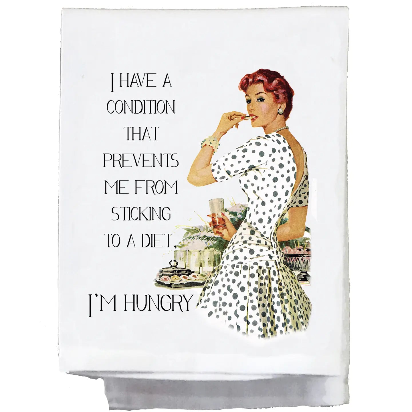 I HAVE A CONDITION TEA TOWEL