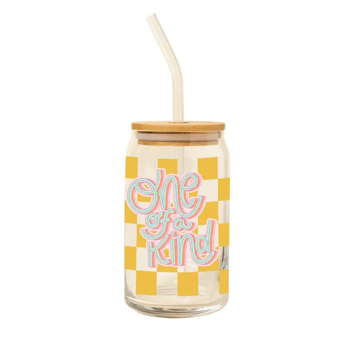 ONE OF A KIND GLASS CAN