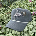 VINTAGE BUCKING HORSE TRUCKER HAT