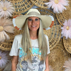 BOUVET WHIP STITCH WIDE BRIM SUN HAT