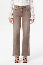 BAYEAS BRIAR MID RISE STRAIGHT LEG JEAN (COFFEE)