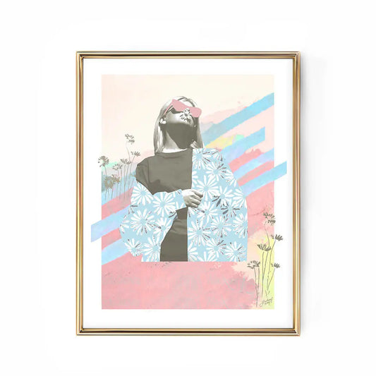 RETRO GIRL PRINT 13X19