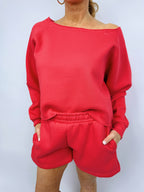 CHERRY FLEECE SHORT