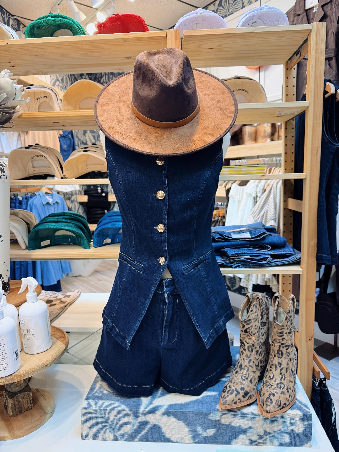 DENIM VINTAGE VEST