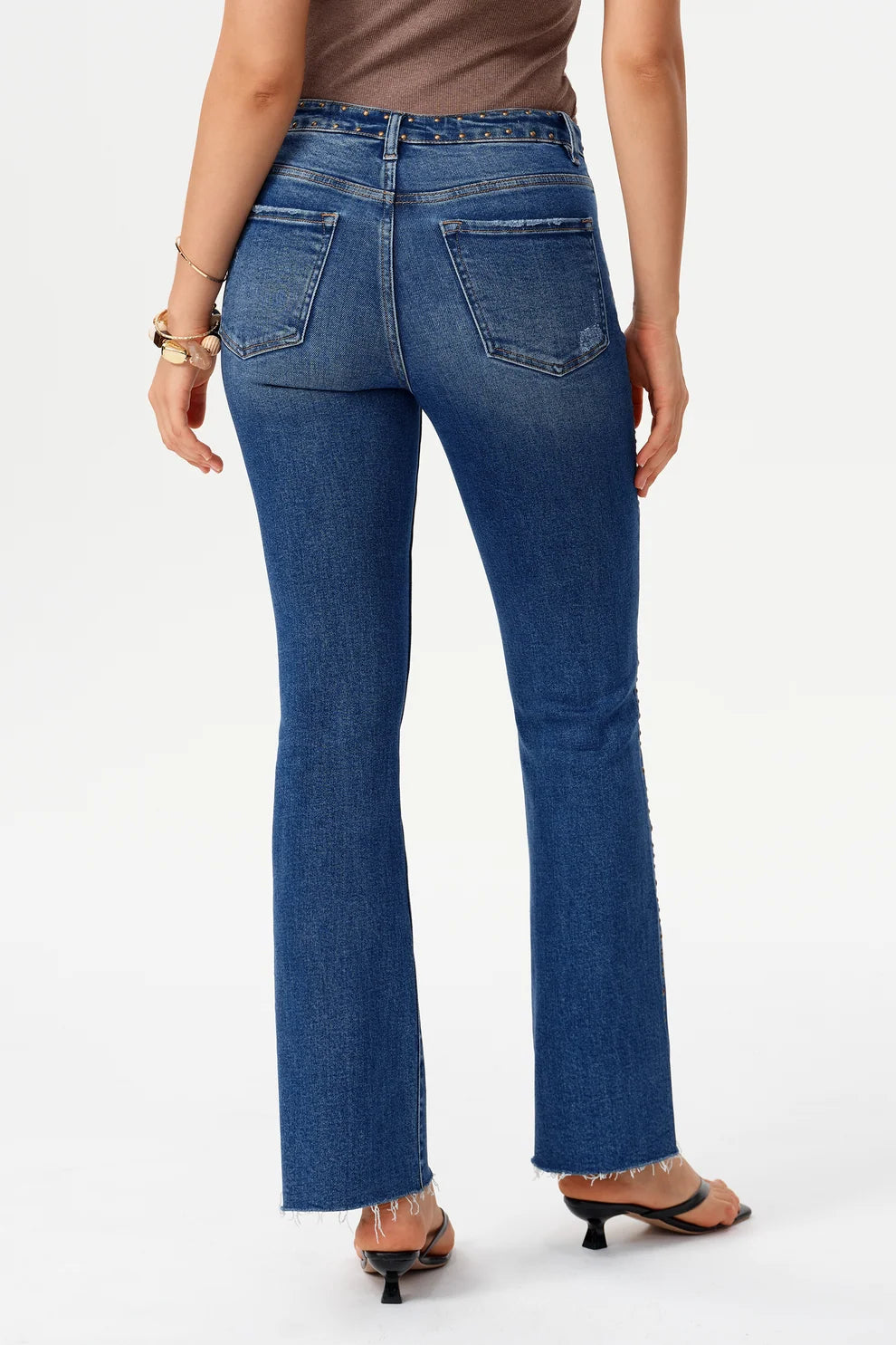 BAYEAS HIGH RISE BOOTCUT JEAN (MEDIUM BLUE)