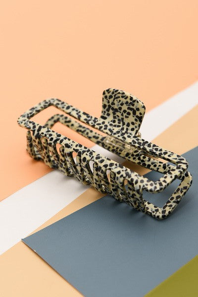 EXTRA LARGE CELLULOSE HAIR CLAW CLIPS