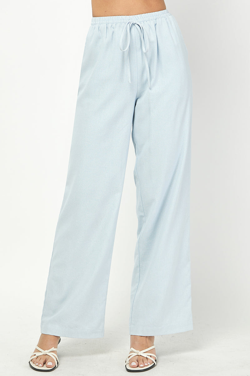 PATTY BLUE LINEN PANT