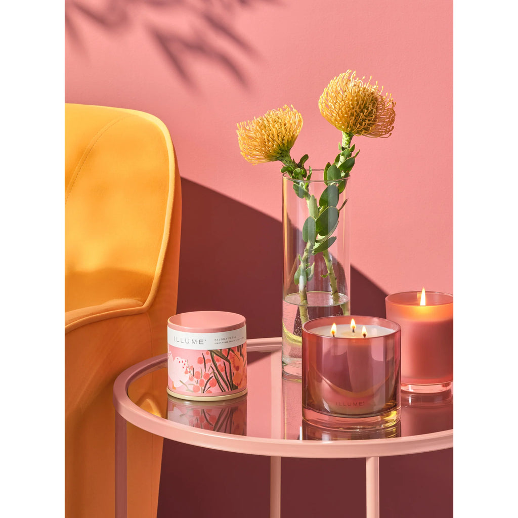 PALOMA PETAL STATEMENT GLASS CANDLE