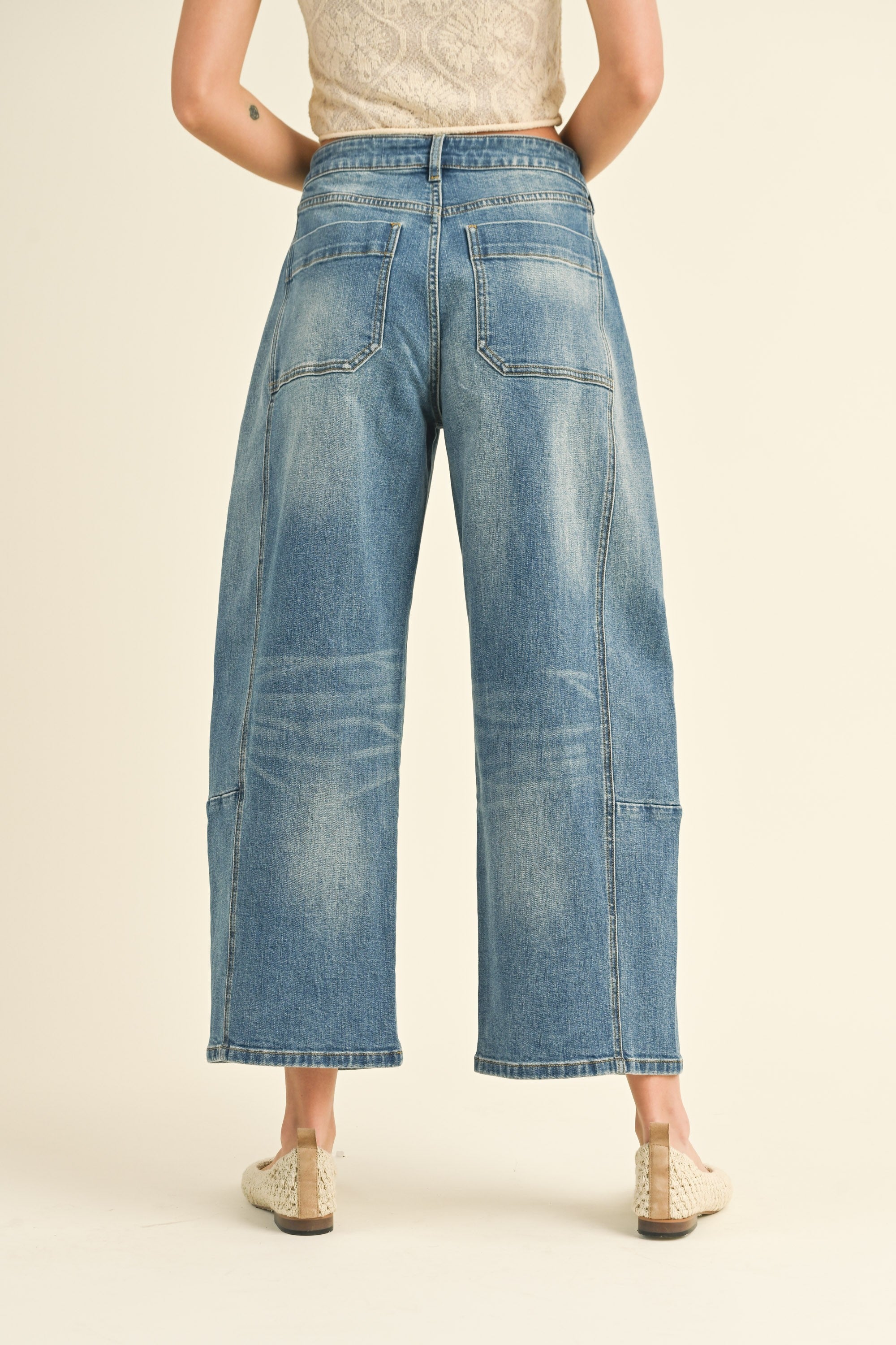 LOOSE FIT DENIM PANTS