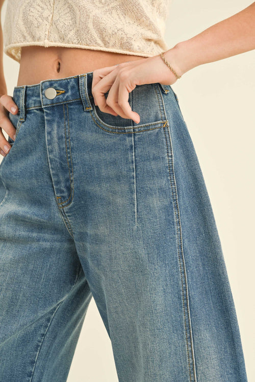 LOOSE FIT DENIM PANTS