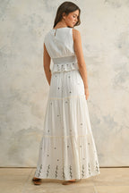 VINEYARD EMBROIDERED SET