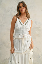 VINEYARD EMBROIDERED SET