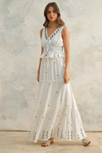 VINEYARD EMBROIDERED SET