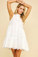 FLORAL CUTOUT BUTTON DOWN MINI DRESS
