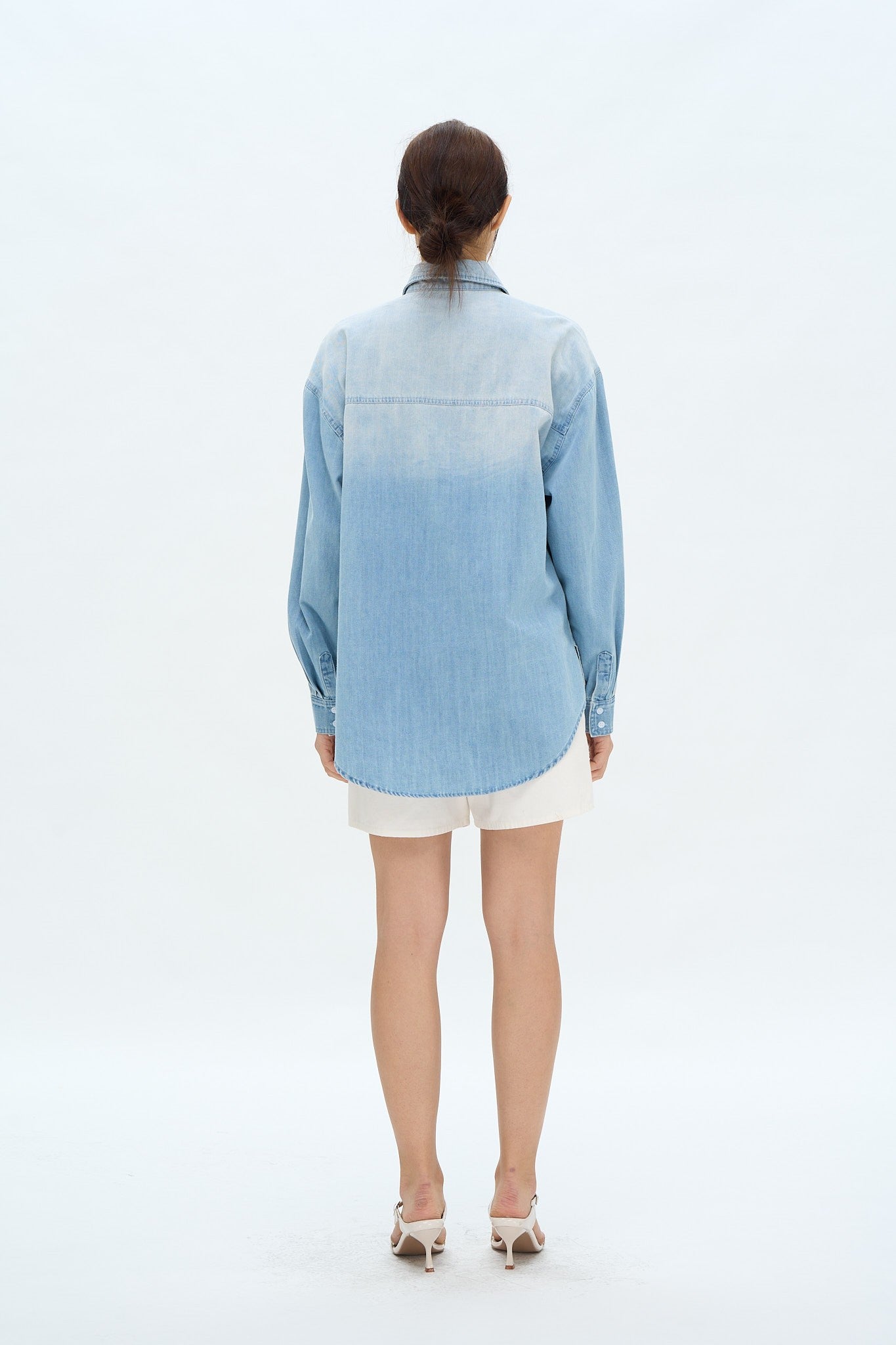 LIGHT DENIM OMBRE LONG SLEEVE