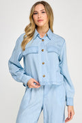 CHAMBRAY TOP