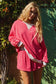 SPRING WALK RIBBED STRIPE SWEATER SET