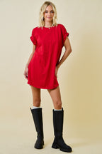 GAME DAY KNIT MINI DRESS