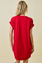 GAME DAY KNIT MINI DRESS