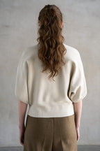 2 BUTTON IVORY CARDIGAN