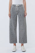 VERVET KATE LEOPARD BARREL PANTS