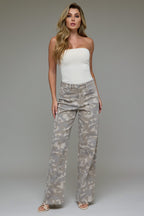 TERRY LOGAN CAMO HIGH RISE DAD JEAN