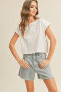 CUFFED SLEEVE TEE