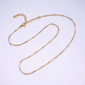 DAINTY BEADED BOX CHAIN