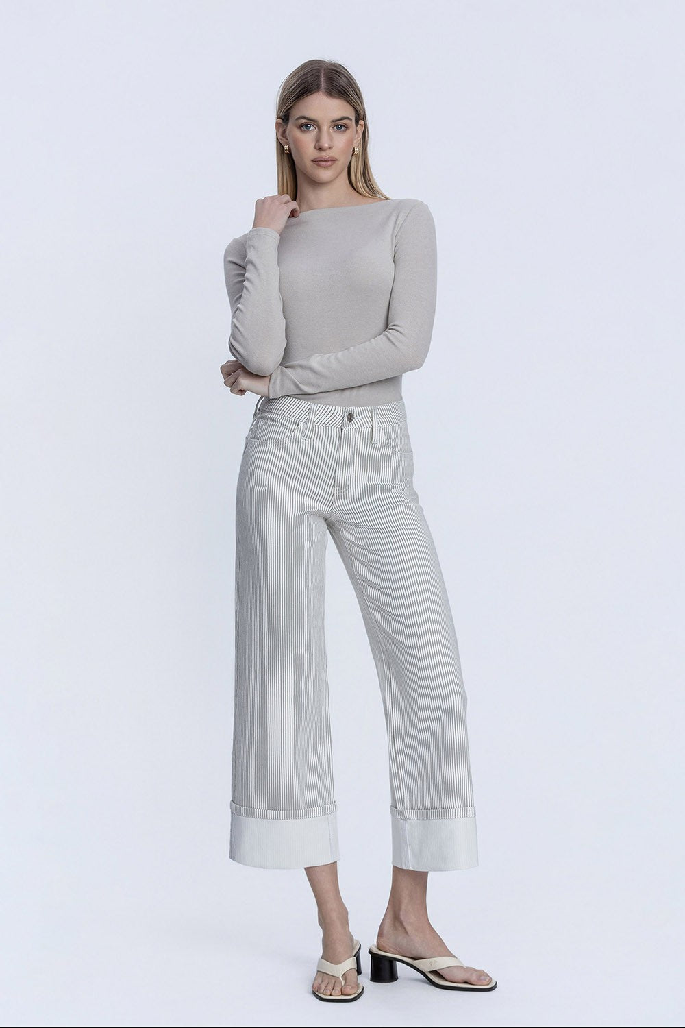 LOVERVET SERENA STRIPED PANTS