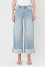 VEVERT OLIVA WIDE LEG JEANS