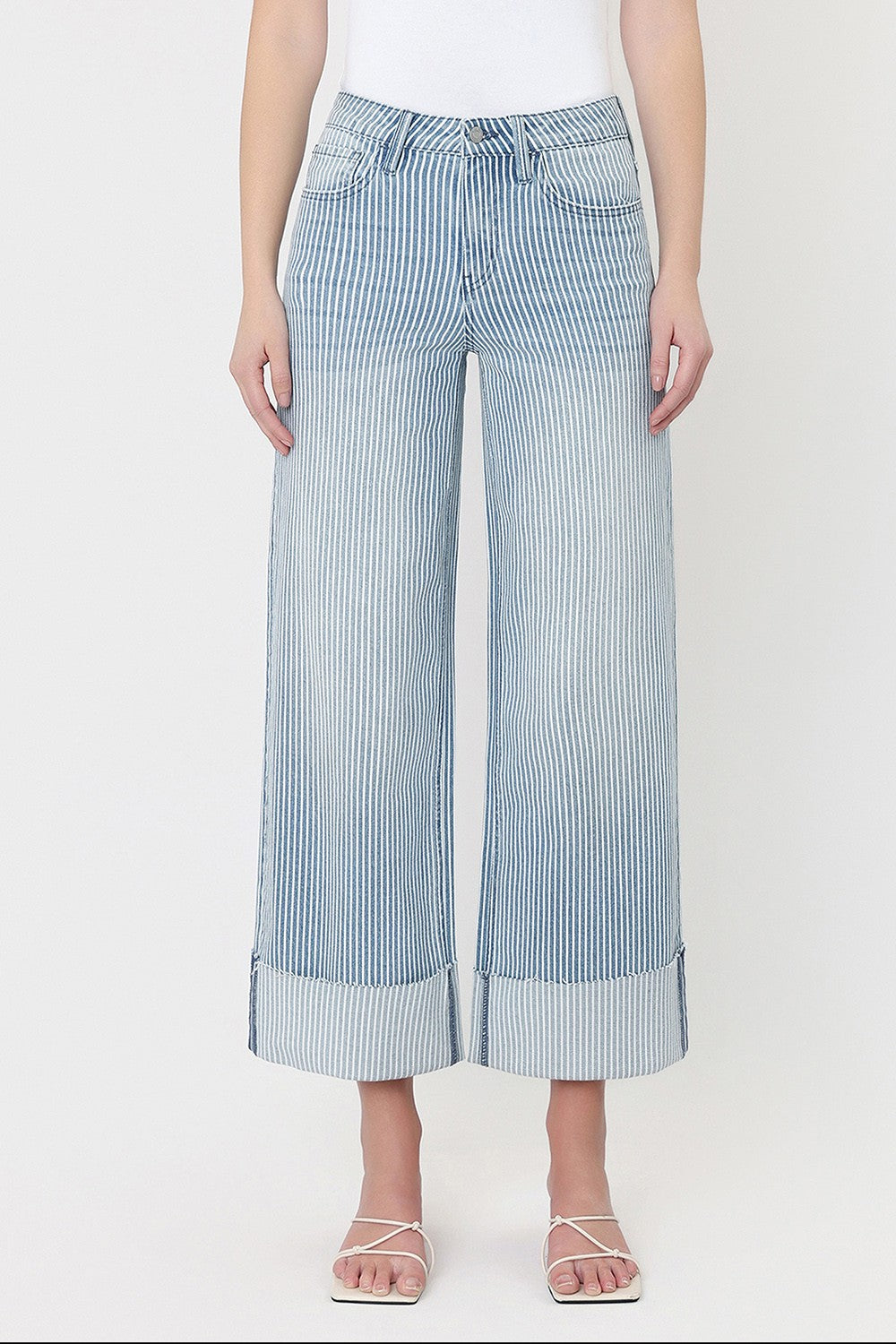 VEVERT OLIVA WIDE LEG JEANS