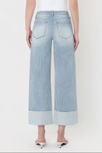 VEVERT OLIVA WIDE LEG JEANS