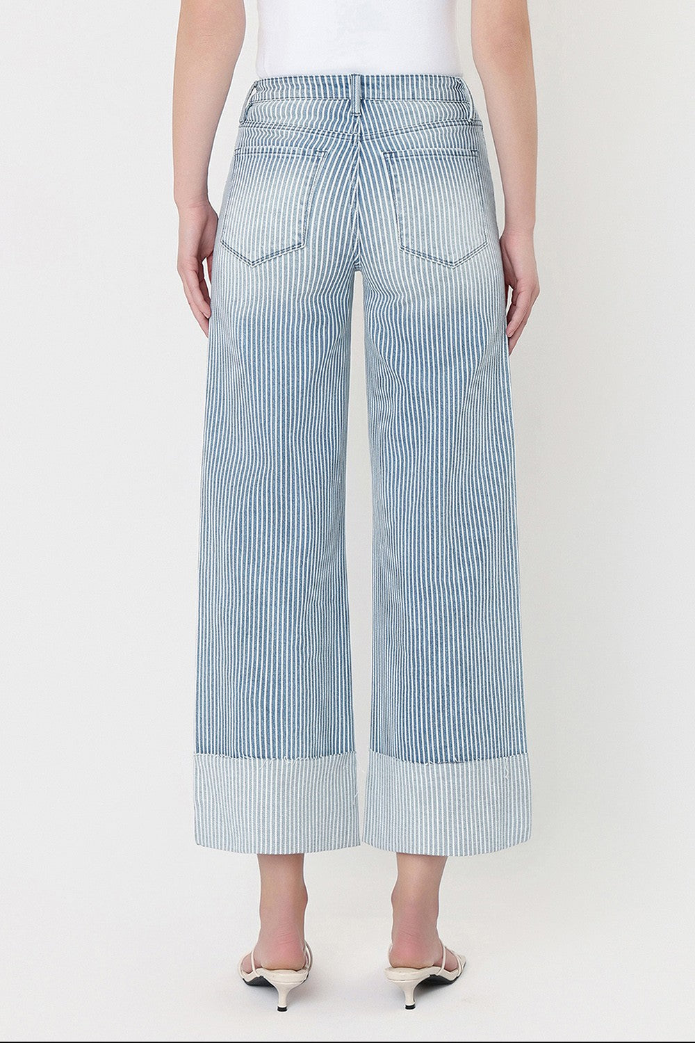 VEVERT OLIVA WIDE LEG JEANS