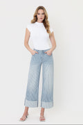 VEVERT OLIVA WIDE LEG JEANS