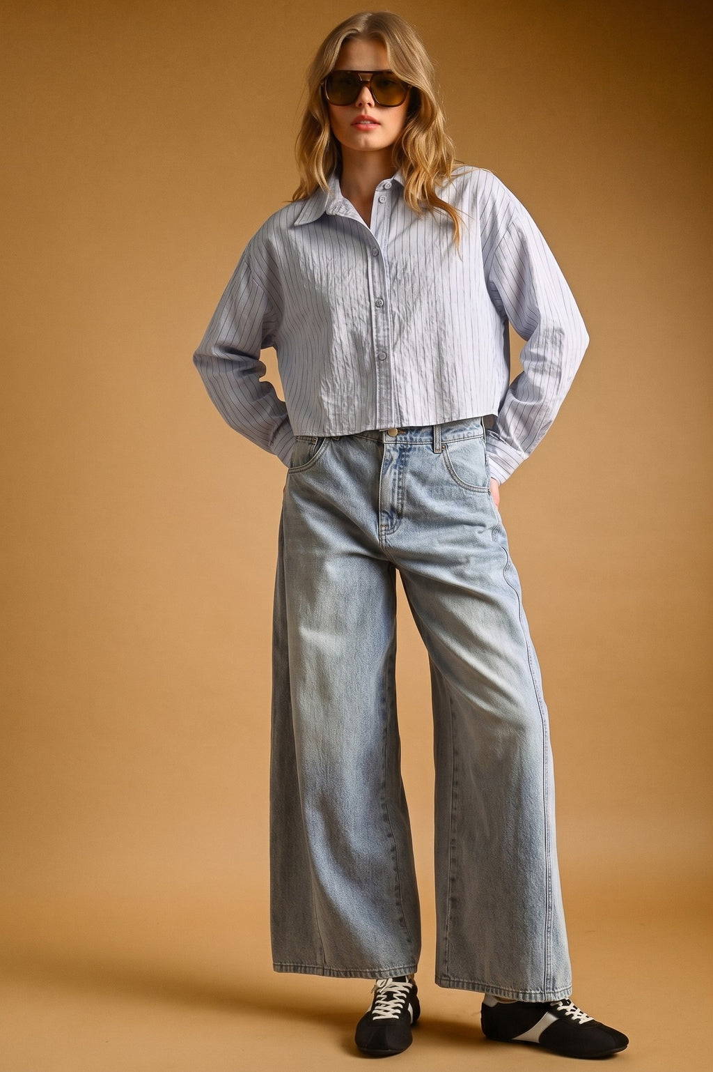 JAYNE TOP (SILVER BLUE)