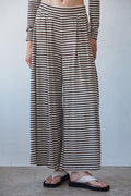 STRIPE WIDE LEG PANTS