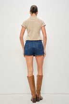JENNA BUTTON UP KNIT TOP