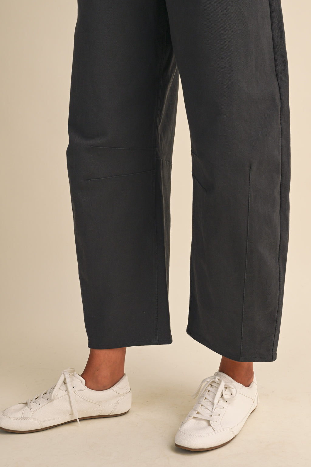 CHARCOAL BARREL PANT