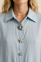 DOTTIE BLOUSE (LIGHT BLUE)