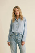 DOTTIE BLOUSE (LIGHT BLUE)
