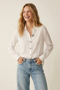 DOTTIE BLOUSE (WHITE)