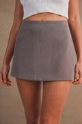 SOLID MOCHA MINI SKORT