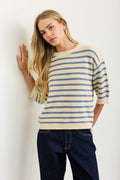 CREWNECK STRIPE SWEATER