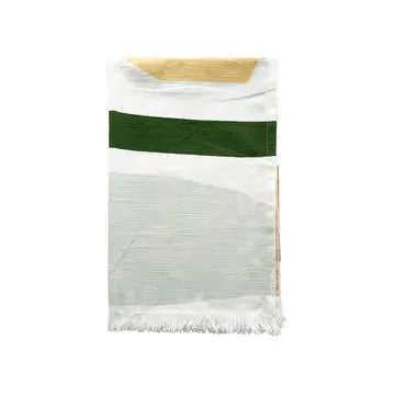 TEXTURED TEA TOWELS - RAW HEM