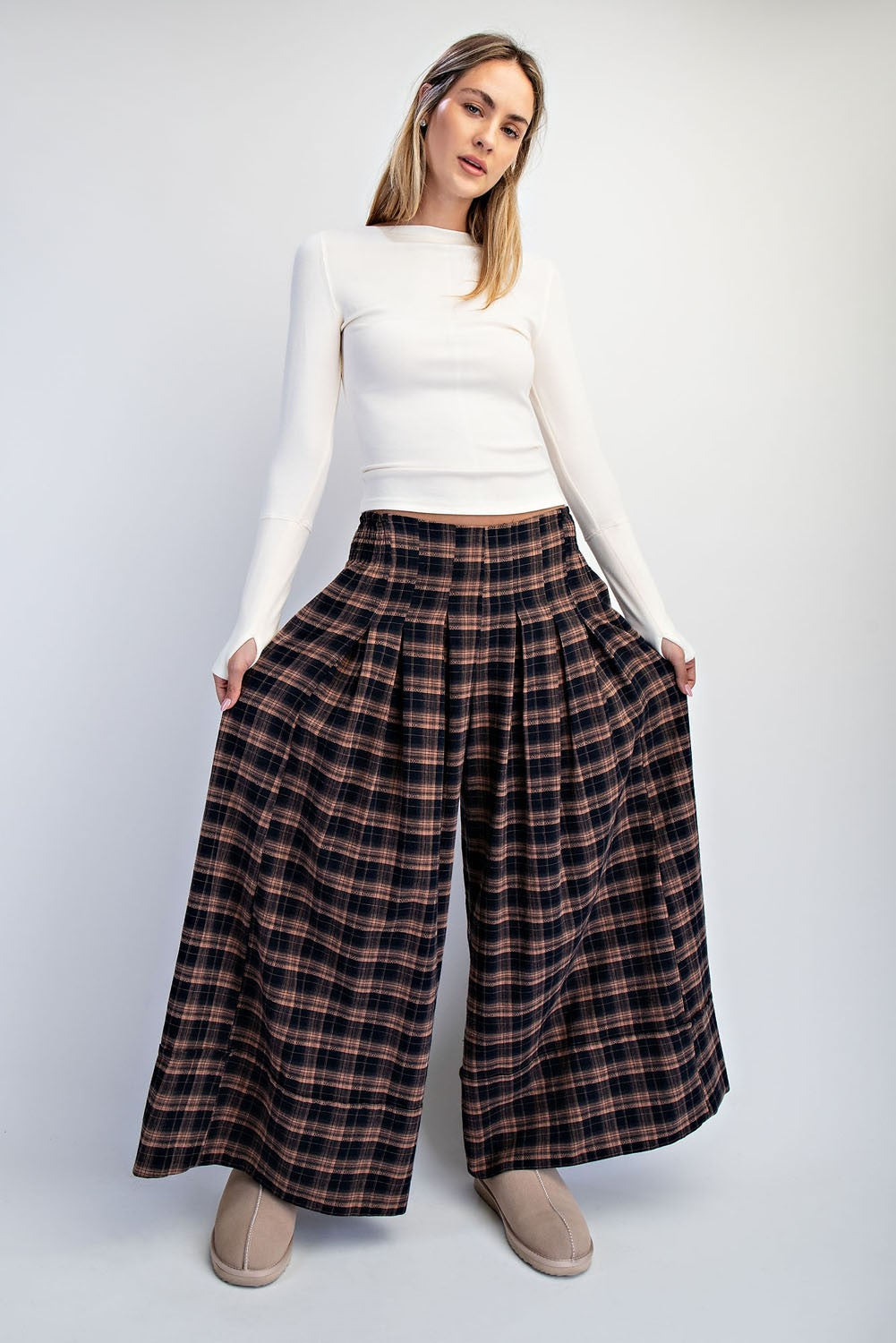 MIDNIGHT CHECKER PANT