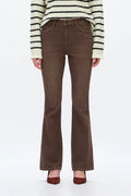 BAYEAS DARK KHAKI HIGH RISE FLARE JEAN