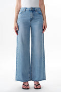 BAYEAS NEW YORK HR WIDE LEG JEAN (LYOCELL)