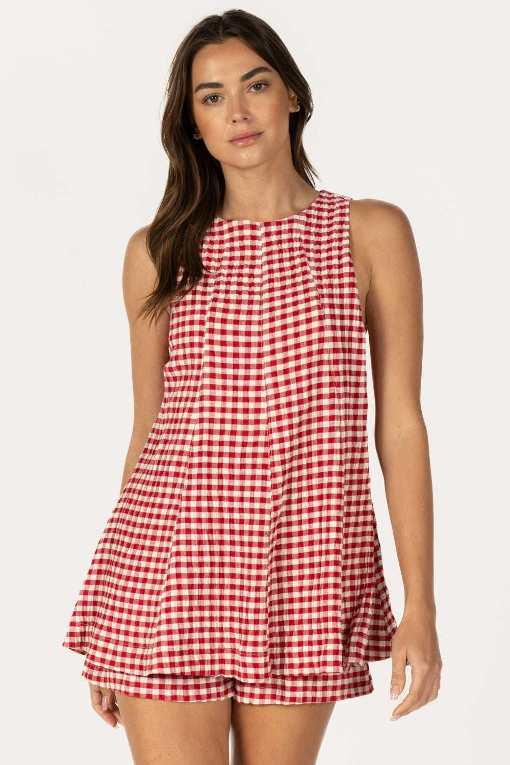 MINI ROMPER (RED)