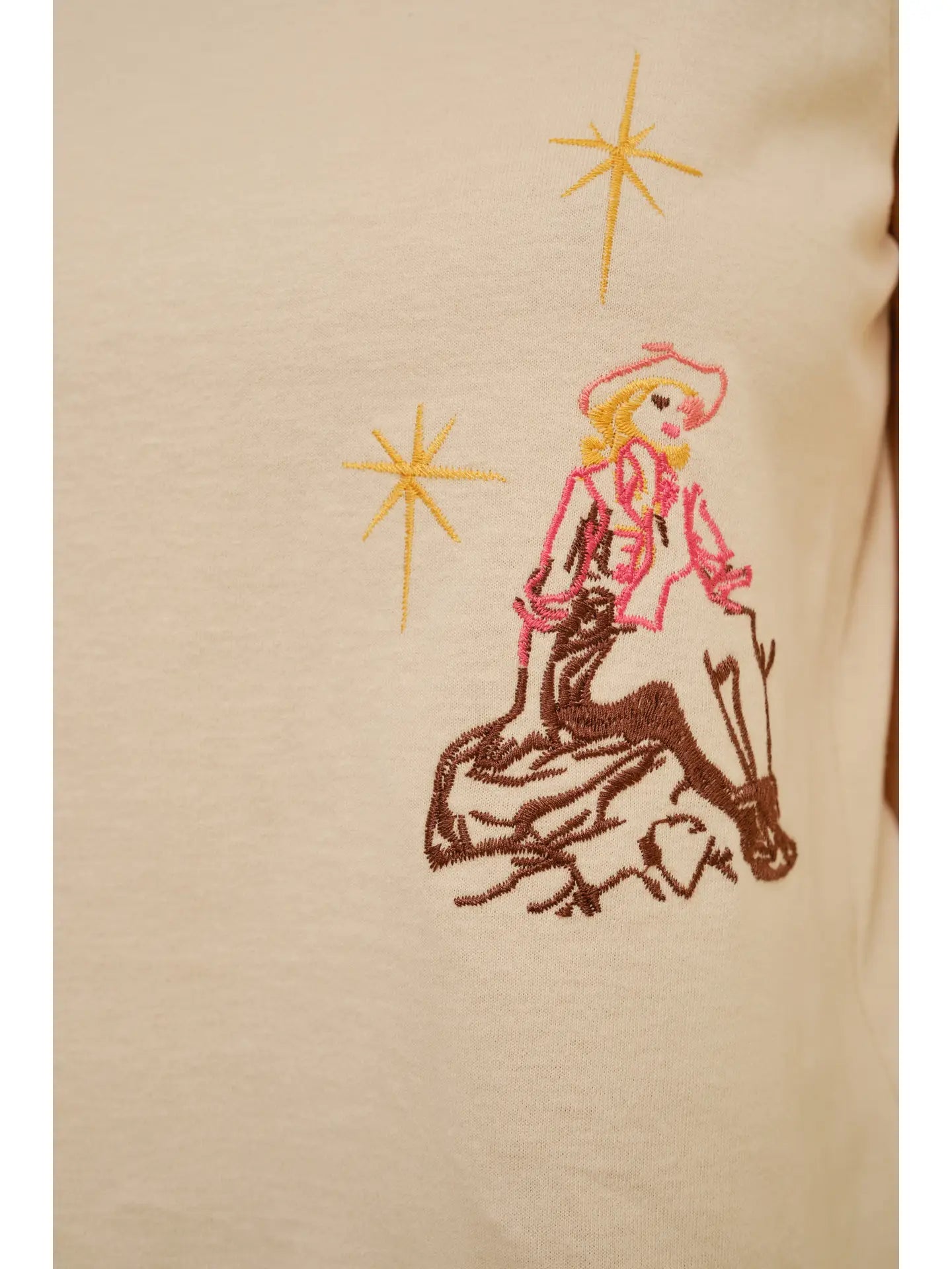 WOMEN WESTERN EMBROIDERED SLEEVELESS TOP